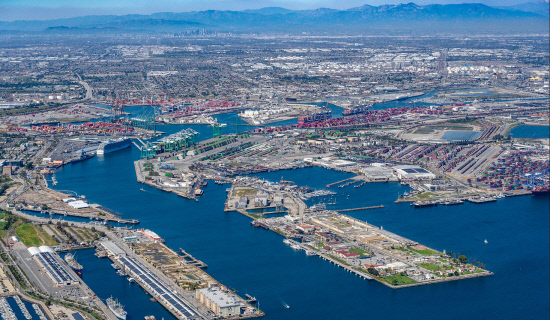 LA항 전경[Port of LA제공]