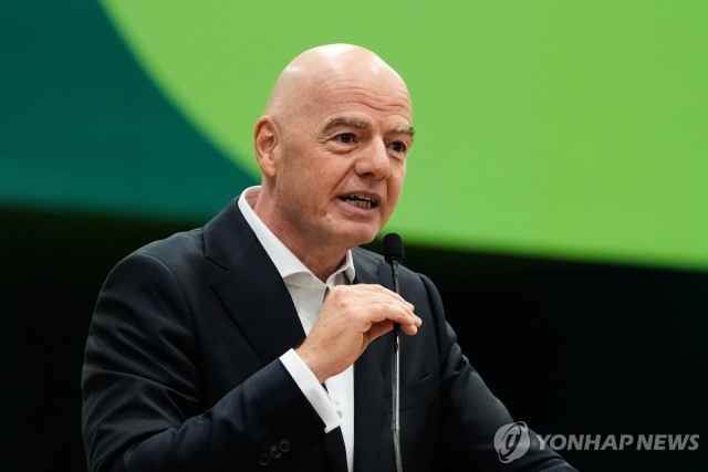 잔니 인판티노 FIFA 회장 [AP=연합 자료]